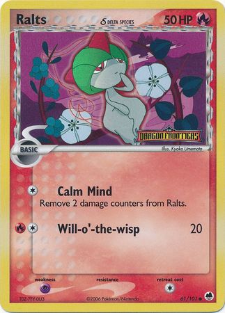 Ralts (61/101) (Delta Species) (Stamped) [EX: Dragon Frontiers] | Clutch Gaming