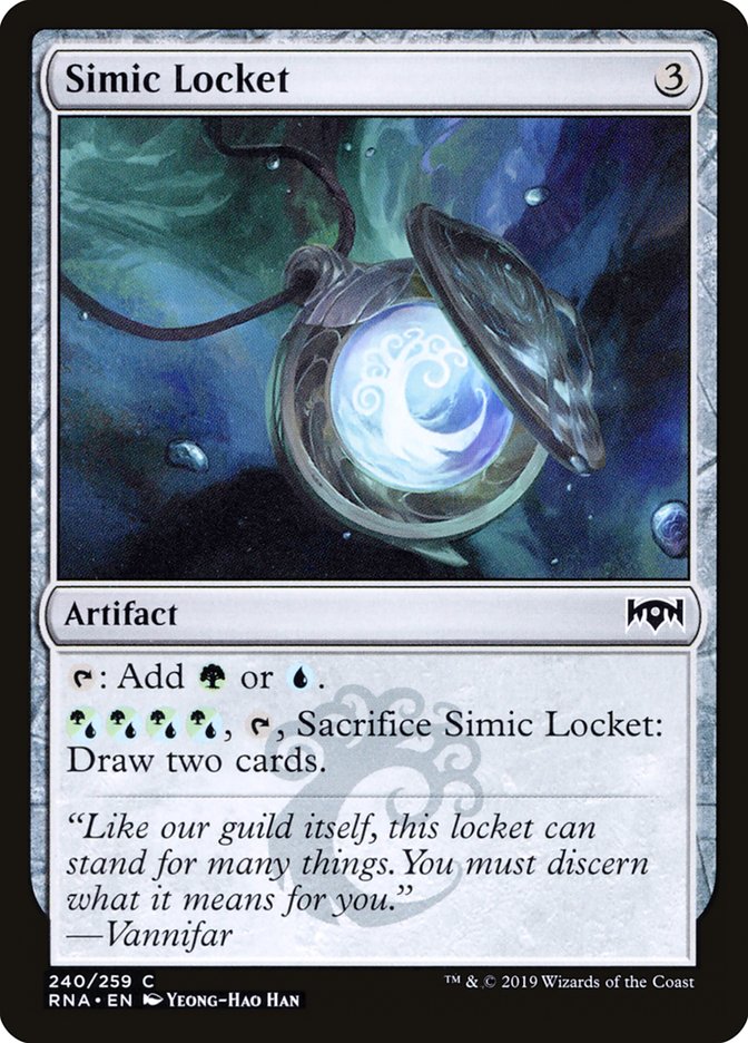 Simic Locket [Ravnica Allegiance] | Clutch Gaming