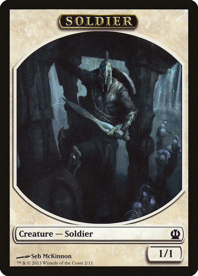 Soldier Token (2/11) [Theros Tokens] | Clutch Gaming