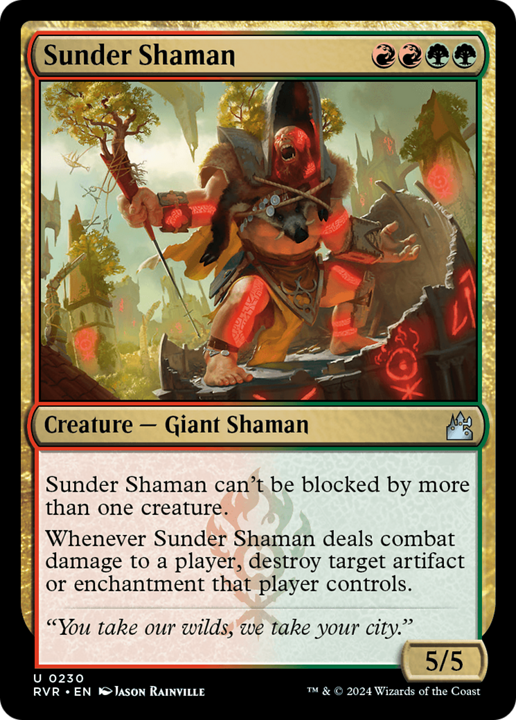 Sunder Shaman [Ravnica Remastered] | Clutch Gaming