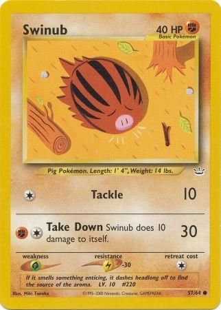 Swinub (57/64) [Neo Revelation Unlimited] | Clutch Gaming