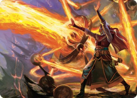 Ghitu Amplifier Art Card [Dominaria United Art Series] | Clutch Gaming