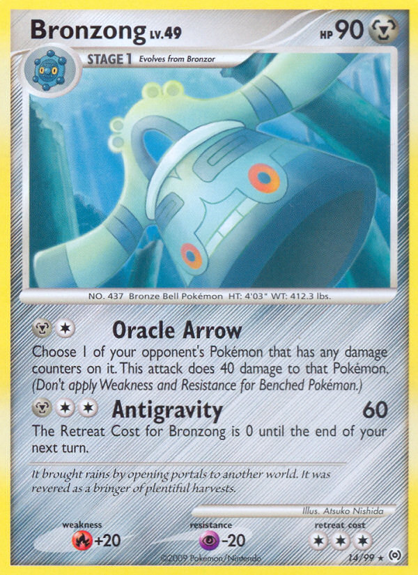 Bronzong (14/99) [Platinum: Arceus] | Clutch Gaming