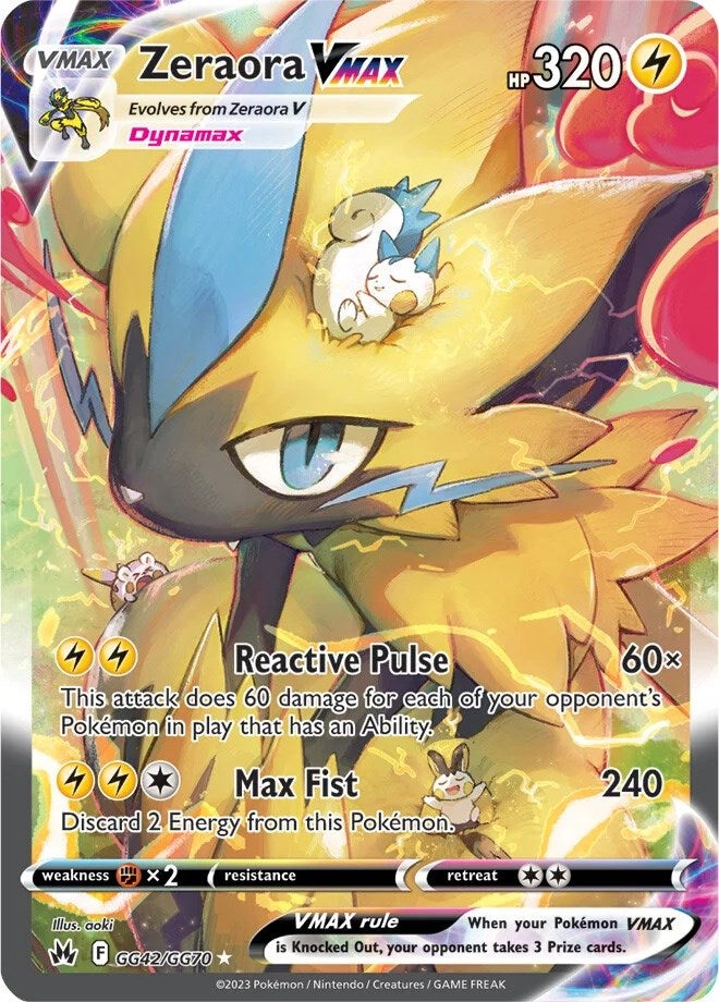 Zeraora VMAX (GG42/GG70) [Sword & Shield: Crown Zenith] | Clutch Gaming