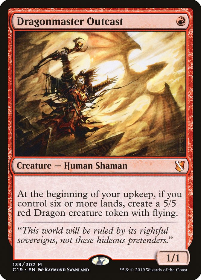 Dragonmaster Outcast [Commander 2019] | Clutch Gaming