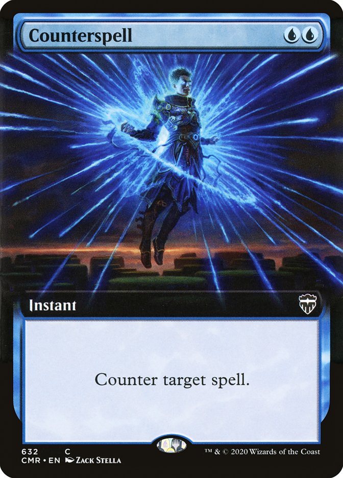 Counterspell (Extended Art) [Commander Legends] | Clutch Gaming