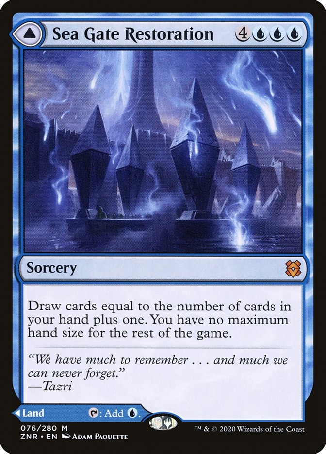 Sea Gate Restoration // Sea Gate, Reborn [Zendikar Rising] | Clutch Gaming
