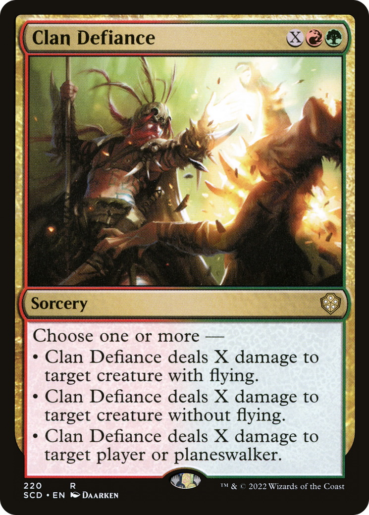 Clan Defiance [Starter Commander Decks] | Clutch Gaming
