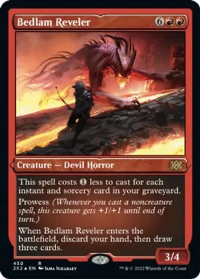 Bedlam Reveler (Foil Etched) [Double Masters 2022] | Clutch Gaming