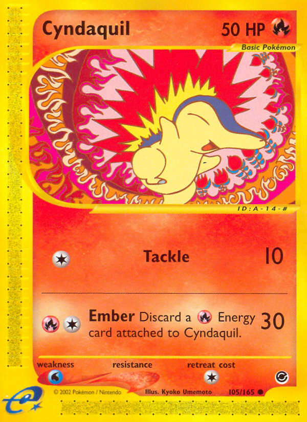 Cyndaquil (105/165) [Expedition: Base Set] | Clutch Gaming