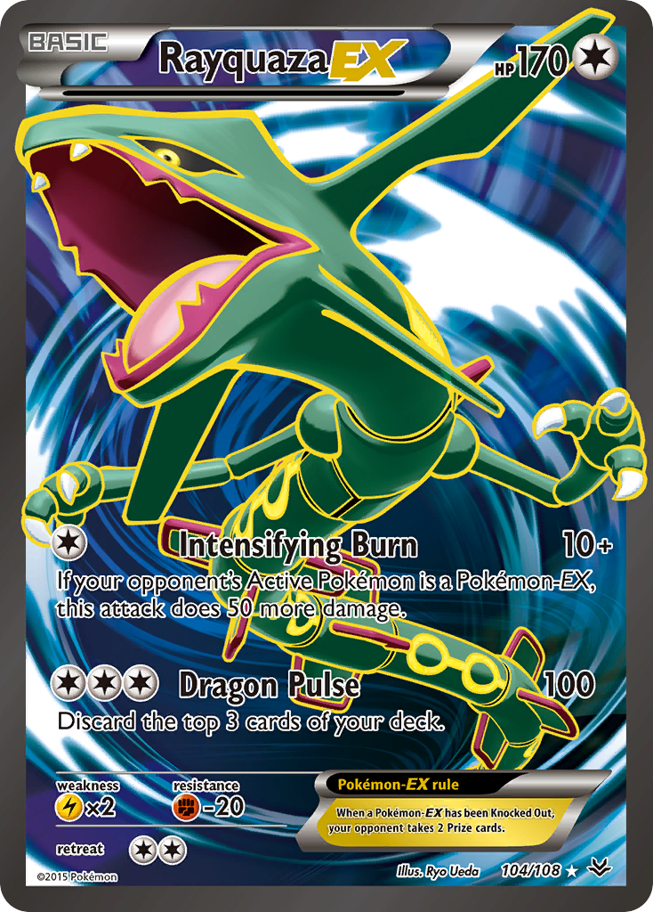 Rayquaza EX (104/108) [XY: Roaring Skies] | Clutch Gaming