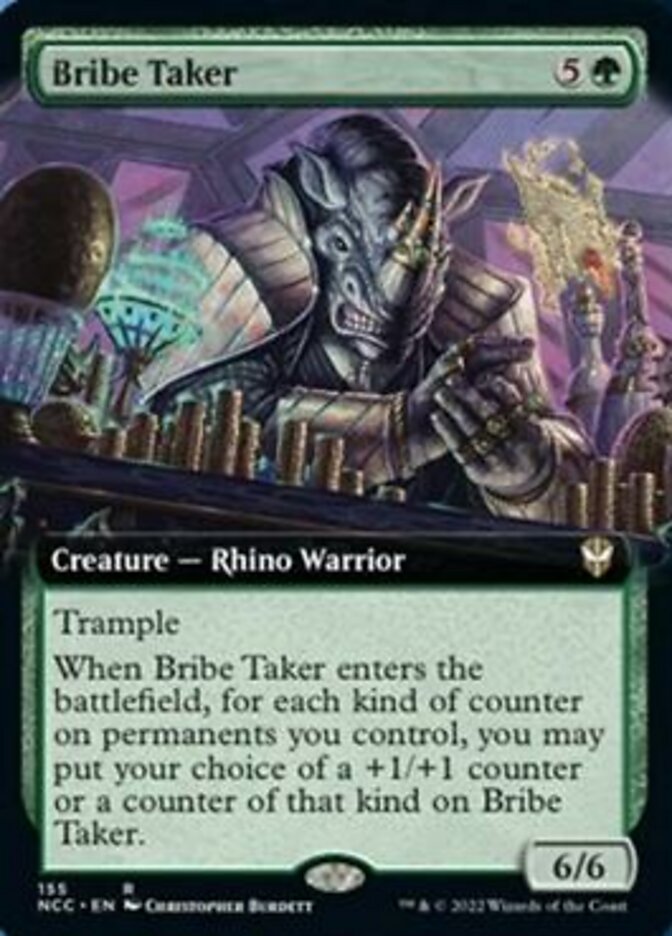 Bribe Taker (Extended Art) [Streets of New Capenna Commander] | Clutch Gaming