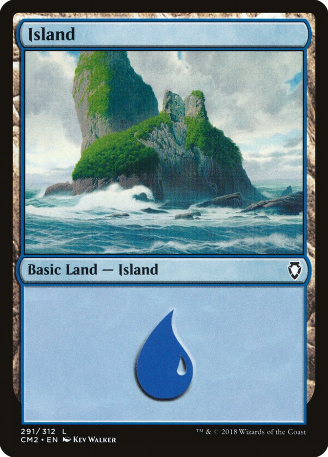 Island (291) [Commander Anthology Volume II] | Clutch Gaming