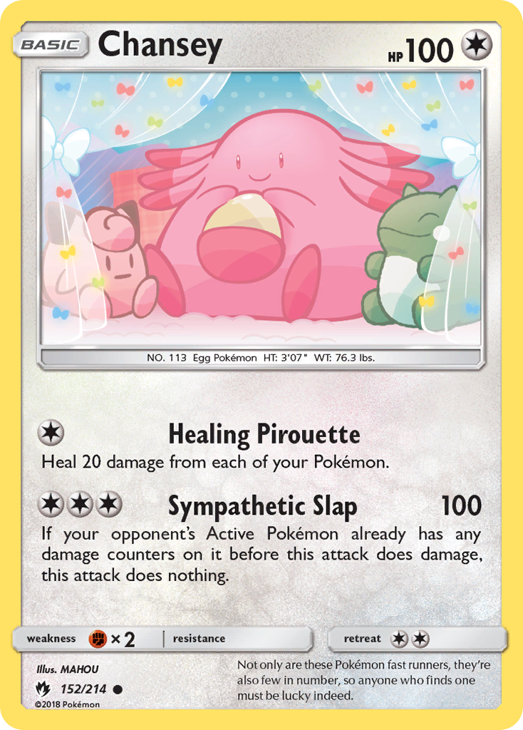 Chansey (152/214) [Sun & Moon: Lost Thunder] | Clutch Gaming