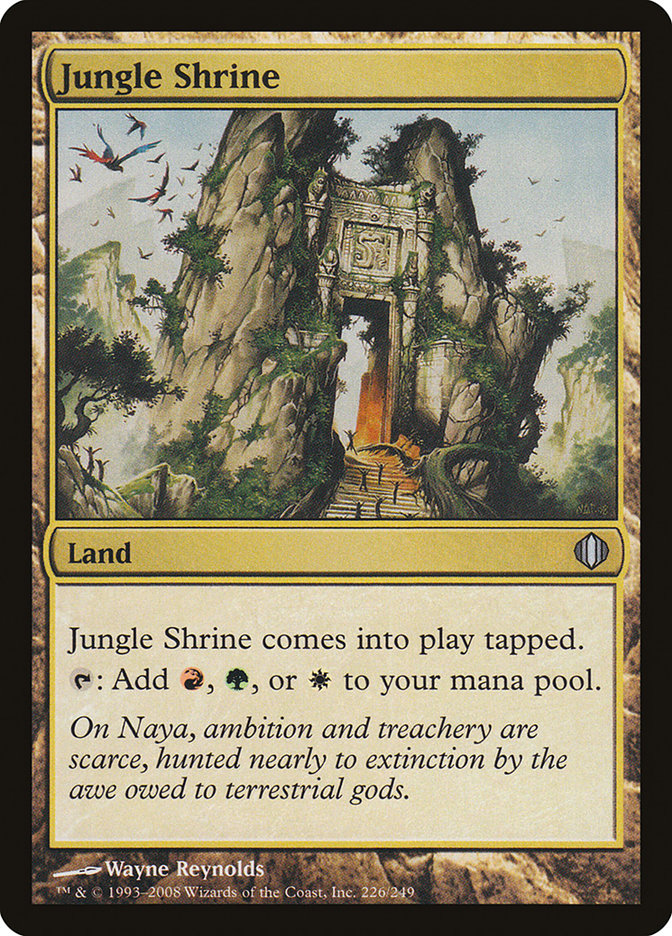 Jungle Shrine [Shards of Alara] | Clutch Gaming