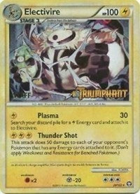 Electivire (20/102) (Staff Prerelease Promo) [HeartGold & SoulSilver: Black Star Promos] | Clutch Gaming