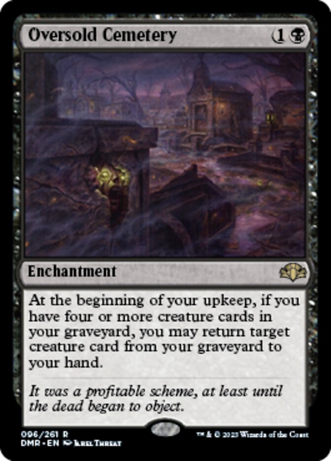 Oversold Cemetery [Dominaria Remastered] | Clutch Gaming