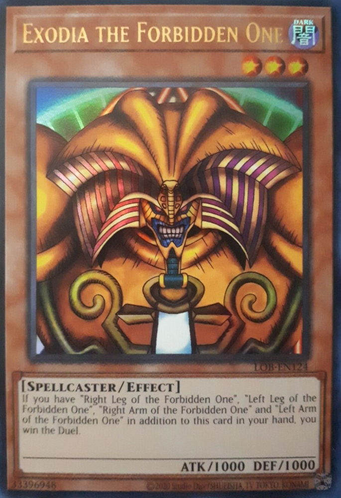 Exodia the Forbidden One (25th Anniversary) [LOB-EN124] Ultra Rare | Clutch Gaming