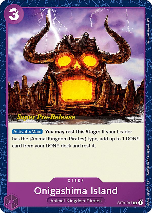 Onigashima Island [Super Pre-Release Starter Deck: Animal Kingdom Pirates] | Clutch Gaming
