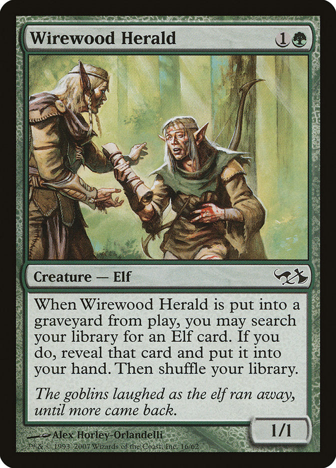 Wirewood Herald [Duel Decks: Elves vs. Goblins] | Clutch Gaming