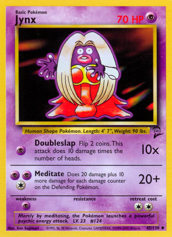 Jynx (45/130) [Base Set 2] | Clutch Gaming