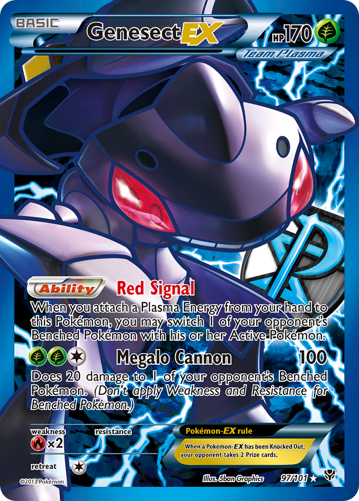 Genesect EX (97/101) [Black & White: Plasma Blast] | Clutch Gaming