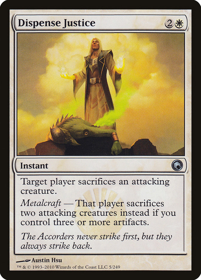 Dispense Justice [Scars of Mirrodin] | Clutch Gaming