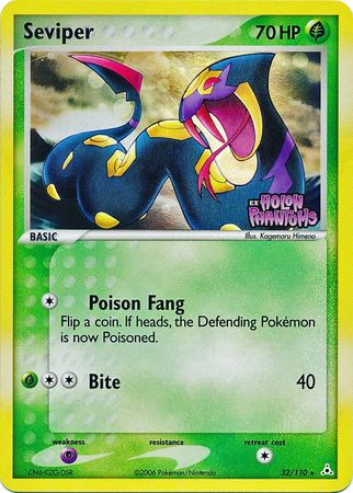 Seviper (32/110) (Stamped) [EX: Holon Phantoms] | Clutch Gaming