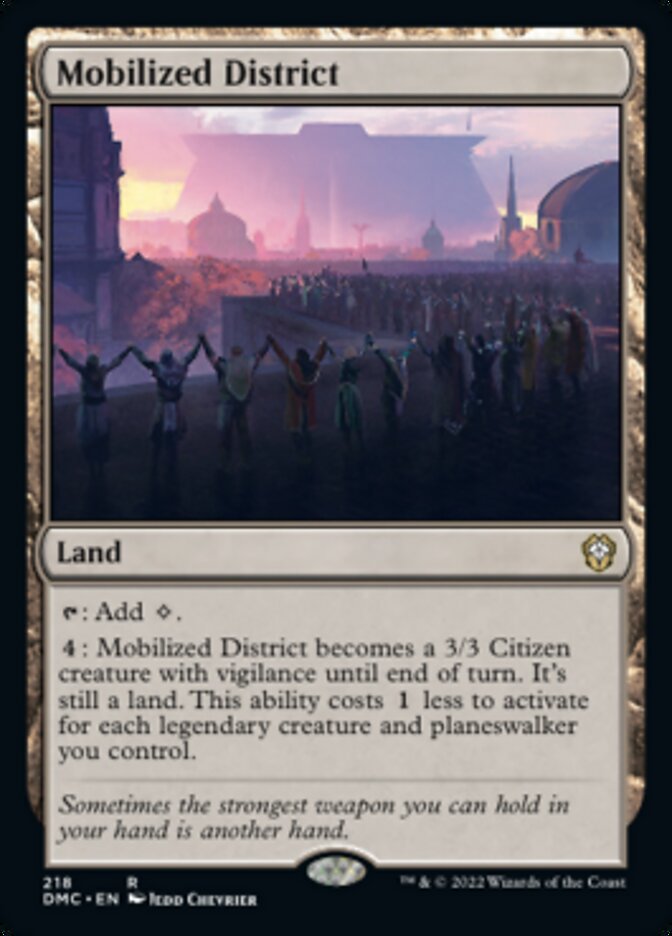 Mobilized District [Dominaria United Commander] | Clutch Gaming