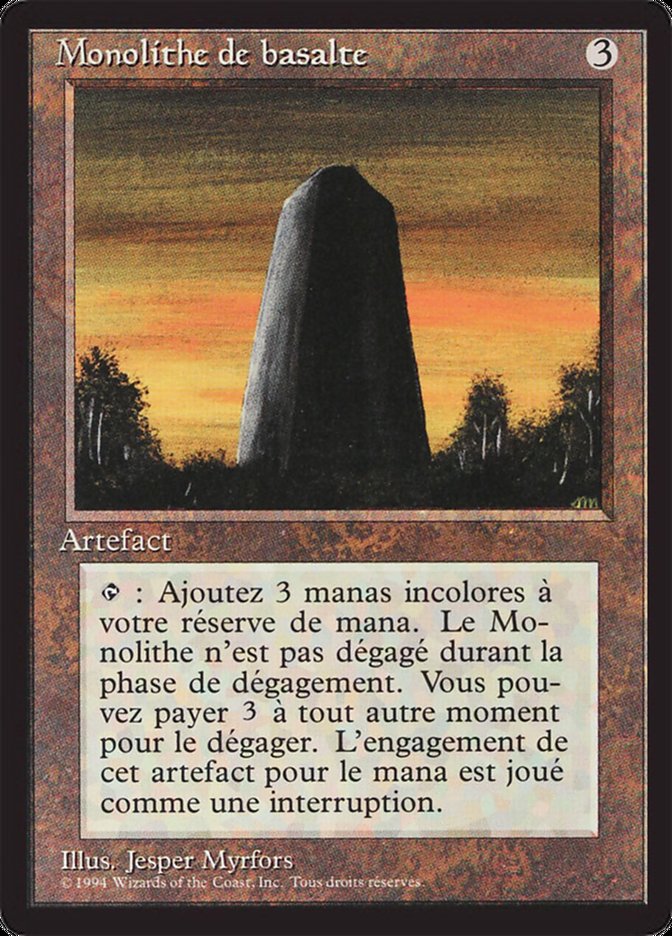 Basalt Monolith [Foreign Black Border] | Clutch Gaming