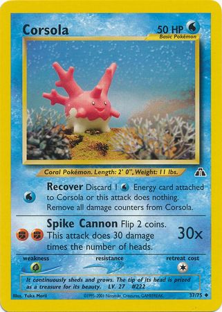 Corsola (37/75) [Neo Discovery Unlimited] | Clutch Gaming