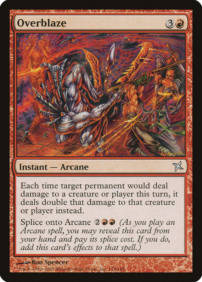 Overblaze [Betrayers of Kamigawa] | Clutch Gaming