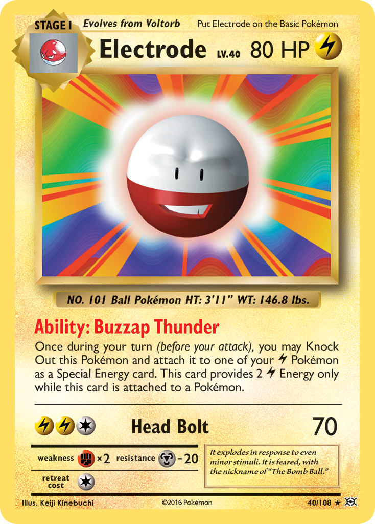 Electrode (40/108) [XY: Evolutions] | Clutch Gaming