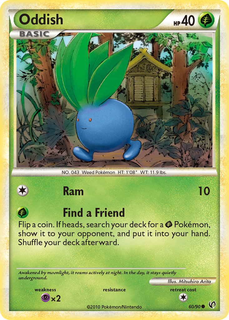 Oddish (60/90) [HeartGold & SoulSilver: Undaunted] | Clutch Gaming