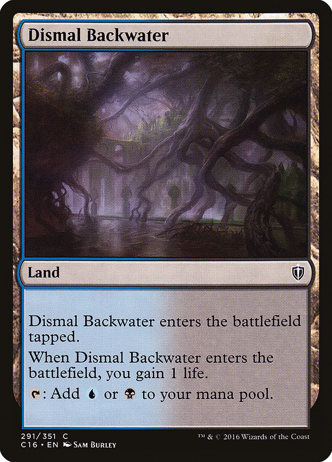 Dismal Backwater [Commander 2016] | Clutch Gaming