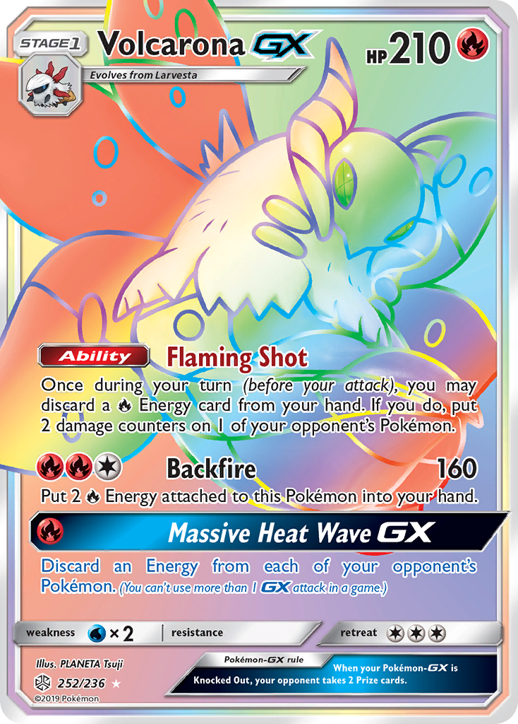 Volcarona GX (252/236) [Sun & Moon: Cosmic Eclipse] | Clutch Gaming