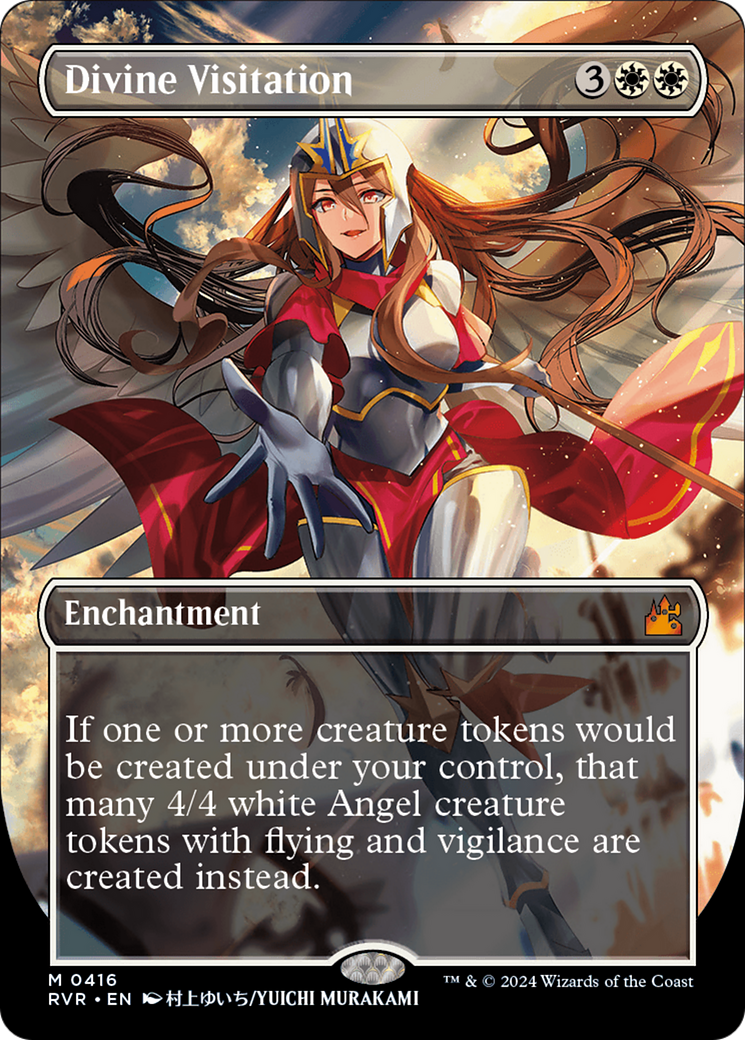 Divine Visitation (Anime Borderless) [Ravnica Remastered] | Clutch Gaming