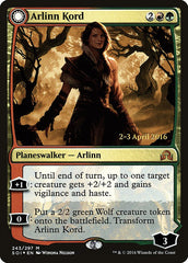 Arlinn Kord // Arlinn, Embraced by the Moon [Shadows over Innistrad Prerelease Promos] | Clutch Gaming