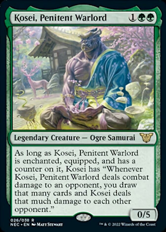 Kosei, Penitent Warlord [Kamigawa: Neon Dynasty Commander] | Clutch Gaming