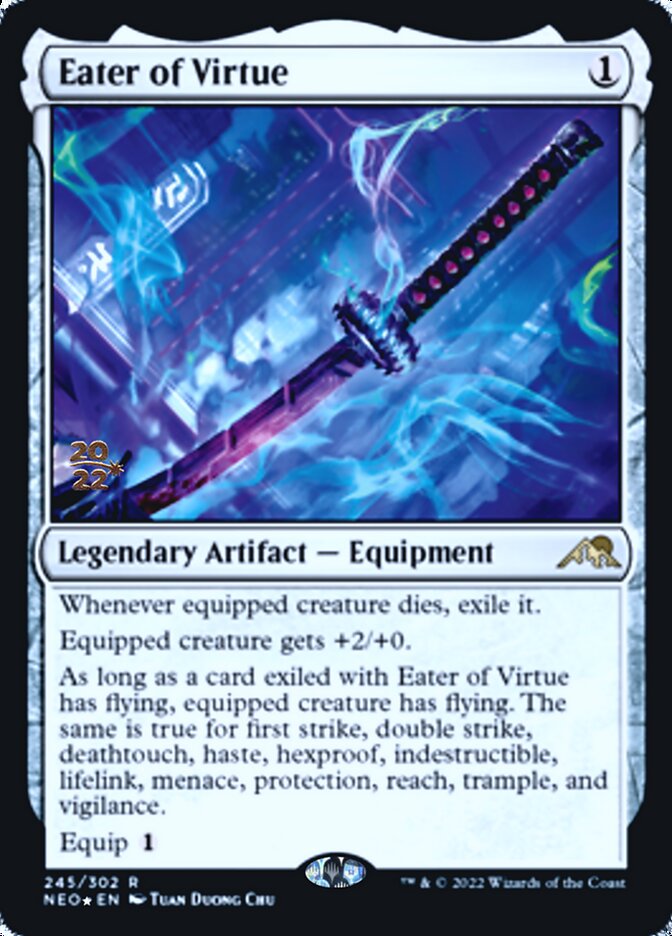 Eater of Virtue [Kamigawa: Neon Dynasty Prerelease Promos] | Clutch Gaming