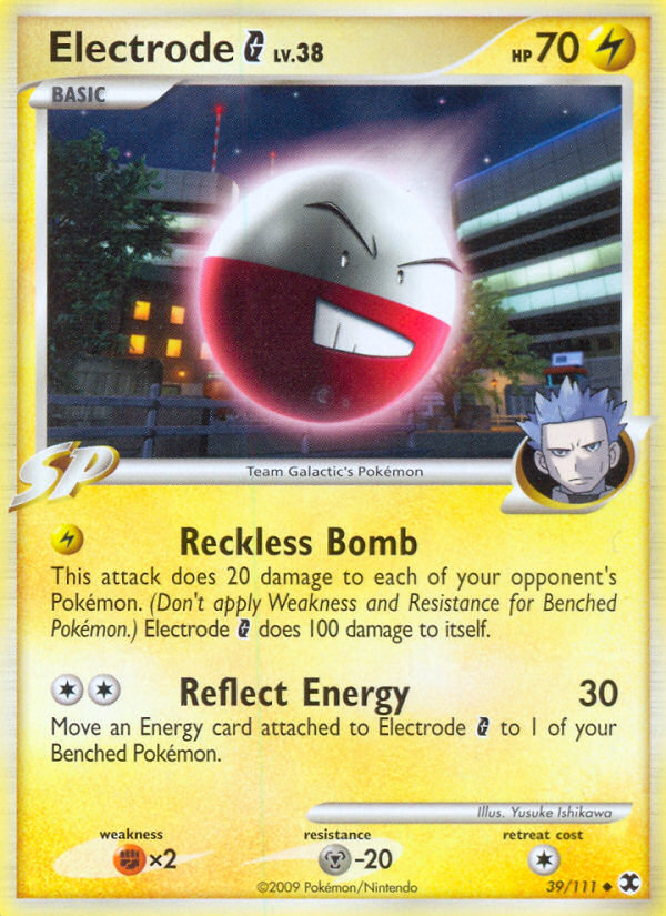 Electrode G (39/111) [Platinum: Rising Rivals] | Clutch Gaming