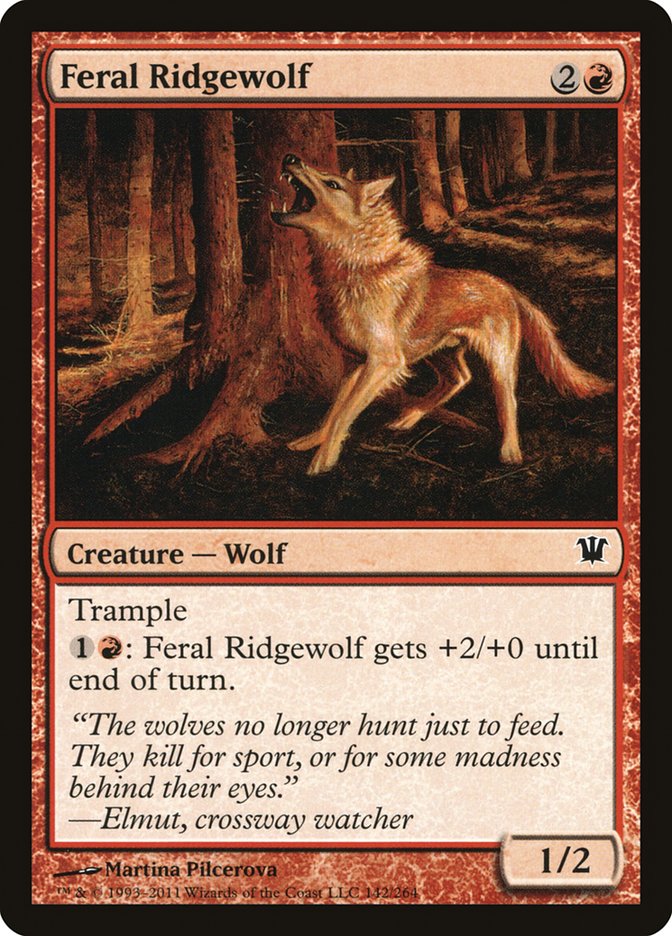 Feral Ridgewolf [Innistrad] | Clutch Gaming