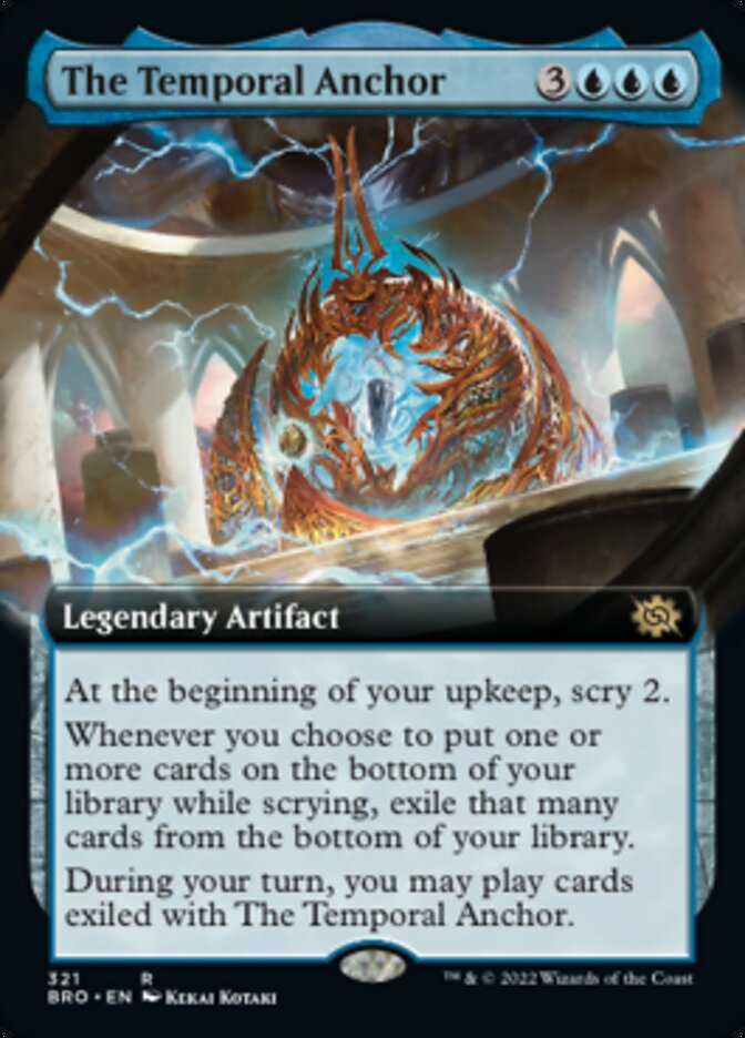 The Temporal Anchor (Extended Art) [The Brothers' War] | Clutch Gaming