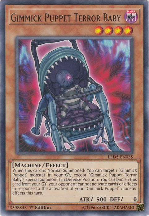 Gimmick Puppet Terror Baby [LED5-EN035] Rare | Clutch Gaming