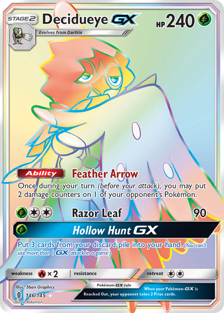 Decidueye GX (146/145) [Sun & Moon: Guardians Rising] | Clutch Gaming