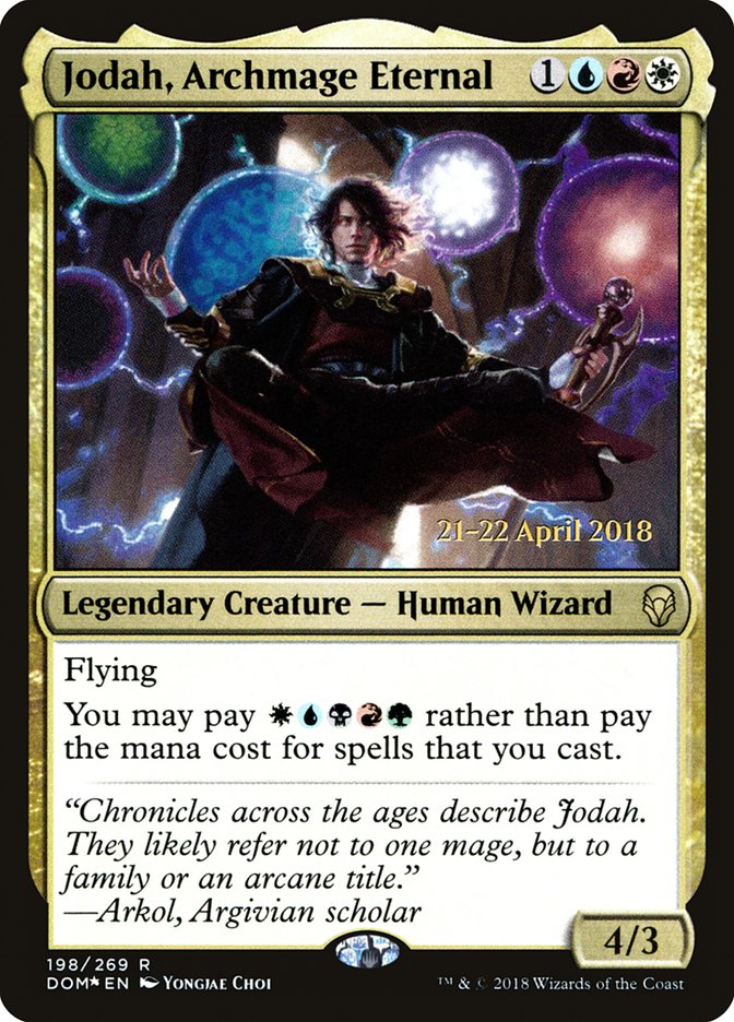 Jodah, Archmage Eternal [Dominaria Prerelease Promos] | Clutch Gaming