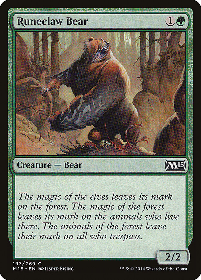 Runeclaw Bear [Magic 2015] | Clutch Gaming