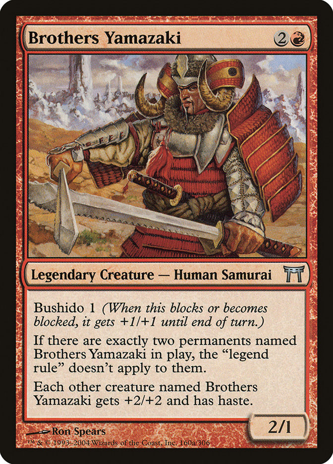 Brothers Yamazaki (160a/306) [Champions of Kamigawa] | Clutch Gaming