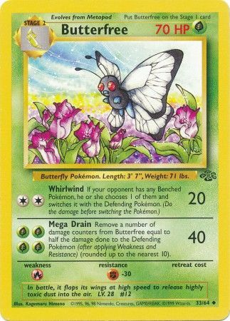 Butterfree (33/64) [Jungle Unlimited] | Clutch Gaming