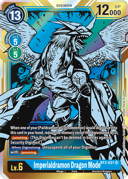 Imperialdramon Dragon Mode [BT3-031] (Alternate Art) [Release Special Booster Ver.1.5] | Clutch Gaming